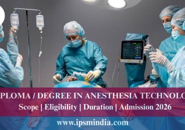 Anesthesia Technology (DIPLOMA / DEGREE ) Courses Offered