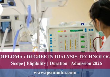 Dialysis Technology (DIPLOMA / DEGREE)